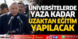 Üniversitelerde yaza kadar uzaktan eğitim yapılacak