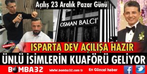 ÜNLÜ İSİMLERİN KUAFÖRÜ ÖZCAN TEKCAN ISPARTA'YA GELİYOR