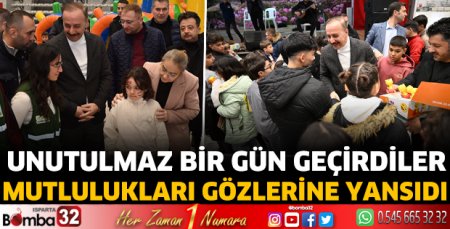 Unutulmaz bir gün geçirdiler