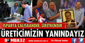 ÜRETİCİMİZİN YANINDAYIZ