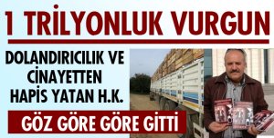 ÜRETİCİYİ DOLANDIRDI 
