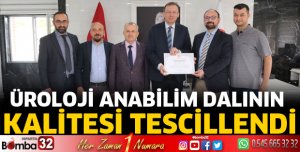 Üroloji Anabilim Dalı Akredite Edildi