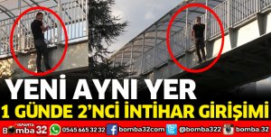 ÜST GEÇİTTE BİR İNTİHAR GİRİŞİMİ DAHA