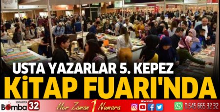 Usta yazarlar 5. Kepez Kitap Fuarı'nda