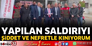 Üyemize yapılan saldırıyı kınıyoruz