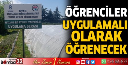 Uygulamalı olarak öğrenecekler