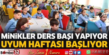 Uyum haftası başlıyor