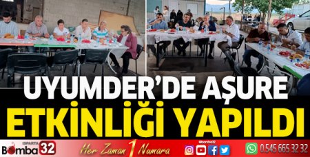 UYUMDER’de Aşure etkinliği yapıldı