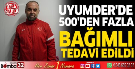 UYUMDER'de 500 'den fazla bağımlı tedavi edildi