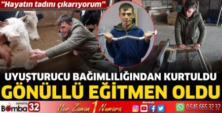 Uyuşturucu bağımlılığından kurtuldu