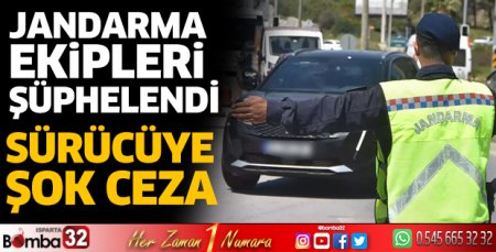 Uyuşturucu etkisi altında araç kullanan sürücüye ceza yağdı