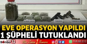 Uyuşturucu operasyonunda 1 tutuklama