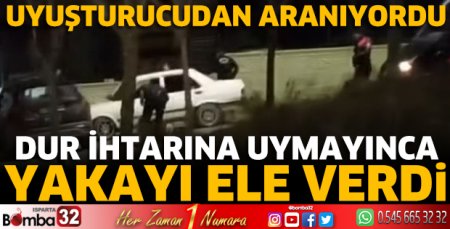 Uyuşturucudan aranan şahıs yakalandı