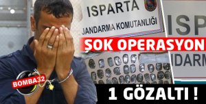Uyuşturucuları iş yerinde saklamış