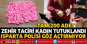 ÜZERİNDEN TAM 200 ADET HAP ELE GEÇİRİLDİ