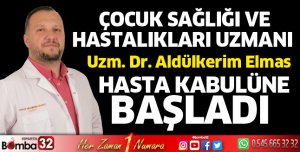 Uzm. Dr. Abdülkerim Elmas hasta kabulüne başladı