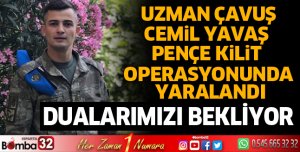 Uzman Çavuş Cemil Yavaş yaralandı