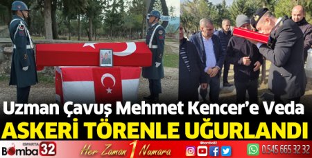 Uzman Çavuş Mehmet Kencer toprağa verildi