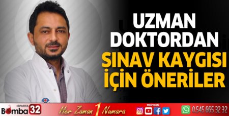 Uzman doktordan sınav kaygısı için öneriler