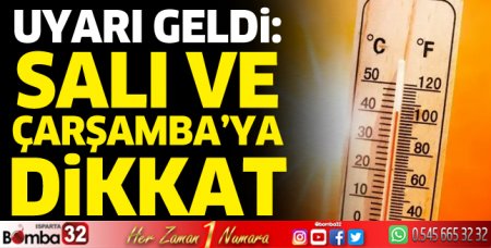 Uzmanlardan Salı ve Çarşamba uyarısı