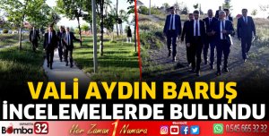 Vali Aydın Baruş Isparta'yı geziyor