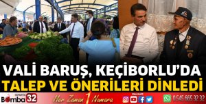 Vali Aydın Baruş Keçiborlu'da