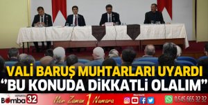 Vali Aydın Baruş Uluborlu İlçesini Ziyaret Etti 
