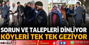 Vali Baruş, Bozanönü ve Yazısöğüt Köylerini ziyaret etti