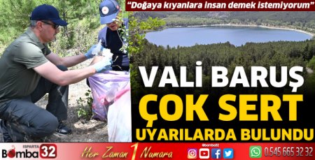 Vali Baruş, çok sert uyarılarda bulundu