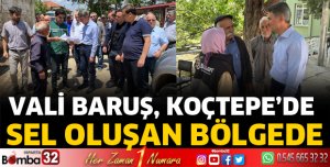 Vali Baruş Koçtepe Köyü'nde