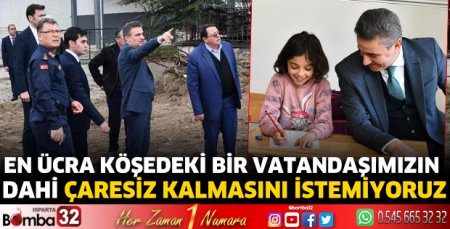 Vali Baruş Senirkent'i ziyaret etti