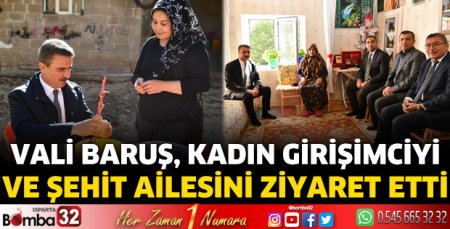 Vali Baruş, ziyaretlerini sürdürüyor