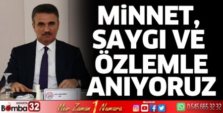 Vali Baruş'tan 10 Kasım mesajı