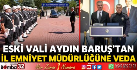 Vali Baruş'tan veda ziyaretleri