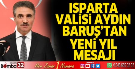 Vali Baruş'tan yeni yıl mesajı