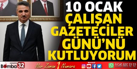 Vali Baruş'un 10 Ocak Çalışan Gazeteciler Günü mesajı