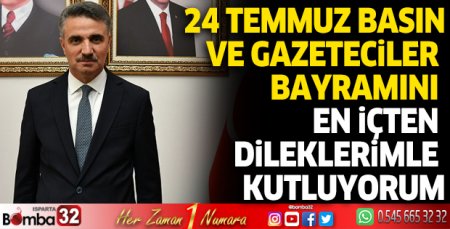 Vali Baruş'un 24 Temmuz Basın ve Gazeteciler Bayramı mesajı