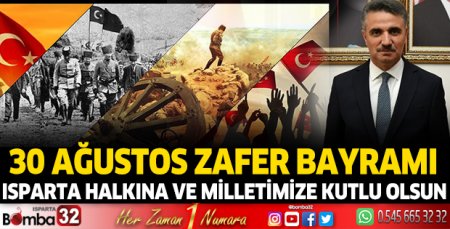 Vali Baruş'un 30 Ağustos Zafer Bayramı mesajı