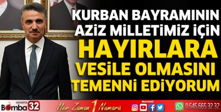 Vali Baruş'un Kurban Bayramı mesajı
