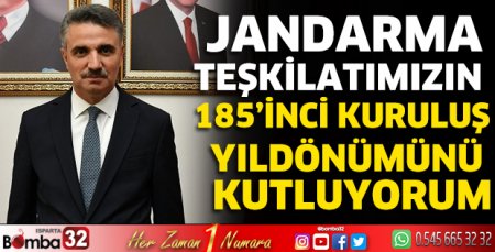 Vali Baruş'un kutlama mesajı