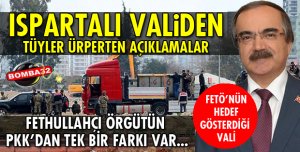 VALİ COŞ'TAN ŞOK AÇIKLAMALAR!