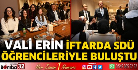 Vali Erin öğrencilerle iftarda buluştu