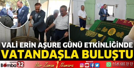 Vali Erin vatandaşla buluştu