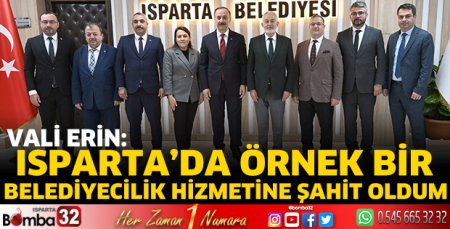 Vali Erin'den Başkan Başdeğirmen'e ziyaret