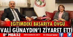 VALİ GÜNAYDIN AZERBAYCAN EĞİTİM MÜŞAVİRİNİ KABUL ETTİ