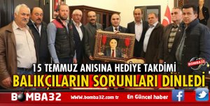 VALİ GÜNAYDIN BALIKÇILARIN SORUNLARINI DİNLEDİ