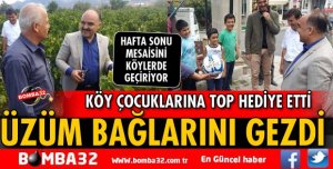 VALİ GÜNAYDIN DEREGÜMÜ KÖYÜ'NÜ ZİYARET ETTİ