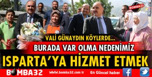 VALİ GÜNAYDIN DİREKLİ KÖYÜNDE MUHTARLARLA BULUŞTU