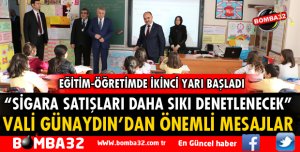 VALİ GÜNAYDIN EĞİTİM TOPLANTISINDA ÖNEMLİ MESAJLAR VERDİ