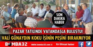 VALİ GÜNAYDIN KOKU SORUNUNU ÇÖZMEK İÇİN MESAİ DİNLEMİYOR